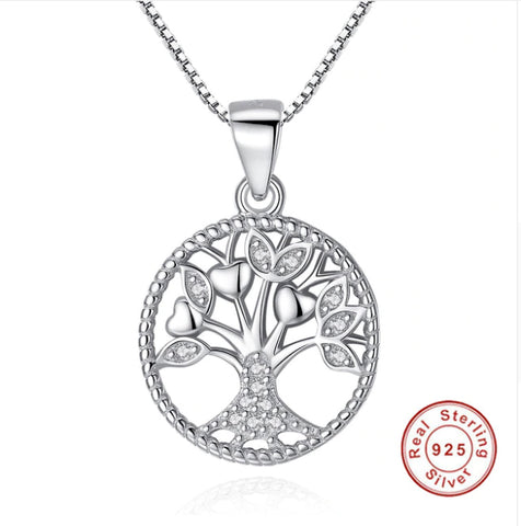 Image of Tree of Life Necklace - 925 Sterling Silver