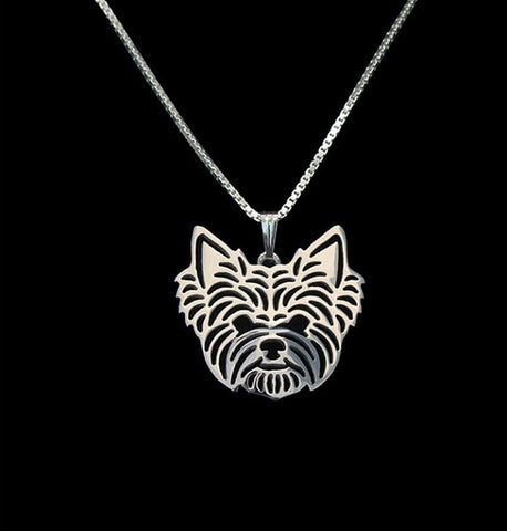 Image of Yorkshire Terrier Necklace 3D