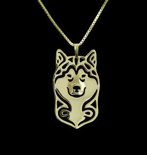 Alaskan Malamute Necklace 3D