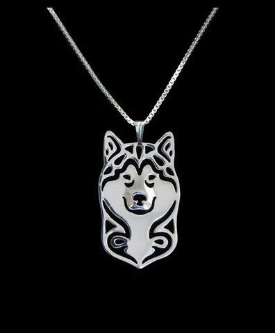 Image of Alaskan Malamute Necklace 3D