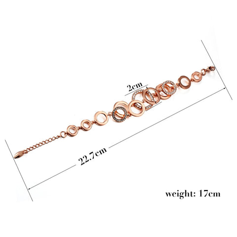 Image of Rose Gold Double Layer Bracelet